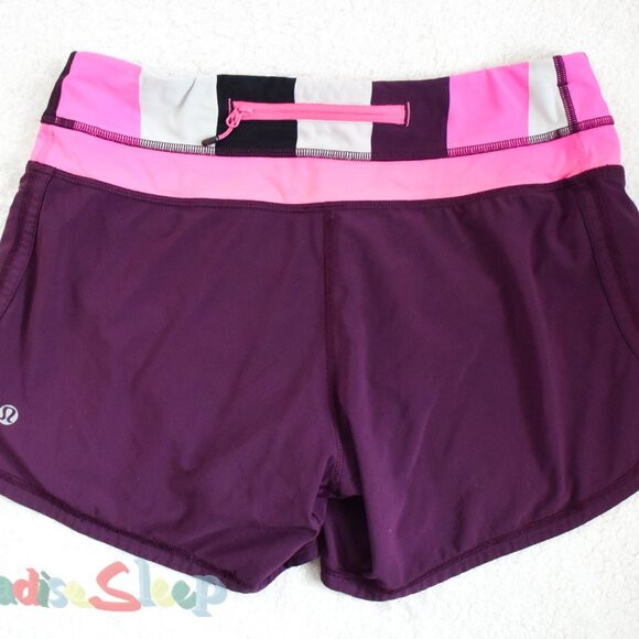 *Lululemon* Groovy Run Short in Plum/Raspberry Glo Light, size 4. - Picture 9 of 14